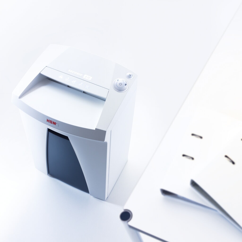 Déchiqueteur de papier HSM SECURIO B22, coupe en bandelettes de 3,9 mm N° de l'image du produit 7 : Déchiqueteur de papier HSM SECURIO B22, coupe en bandelettes de 3,9 mm