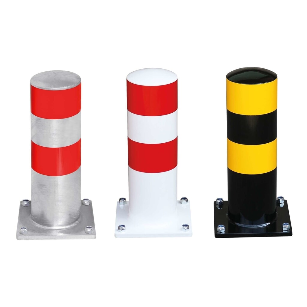 Déflecteur MORAVIA BLACK BULL, aide au stationnement pour camions, extérieur, couleur zinc, hauteur 500 mm, Ø 159 mm N° de l'image du produit 2 : Déflecteur MORAVIA BLACK BULL, aide au stationnement pour camions, extérieur, couleur zinc, hauteur 500 mm, Ø 159 mm