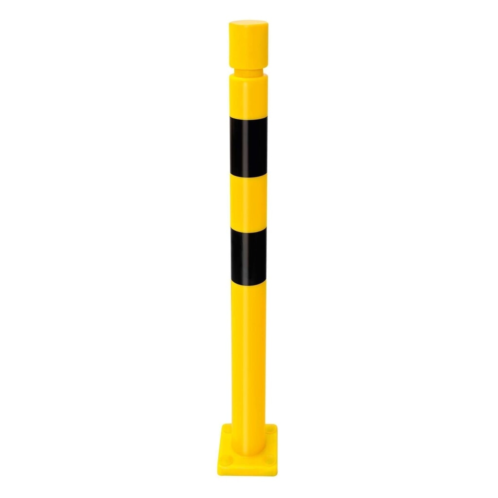 N° de l'image du produit 8 : Déflecteur FLEX MORAVIA, en TPU, à cheviller, H x Ø 1 000 x 80 mm, jaune/noir