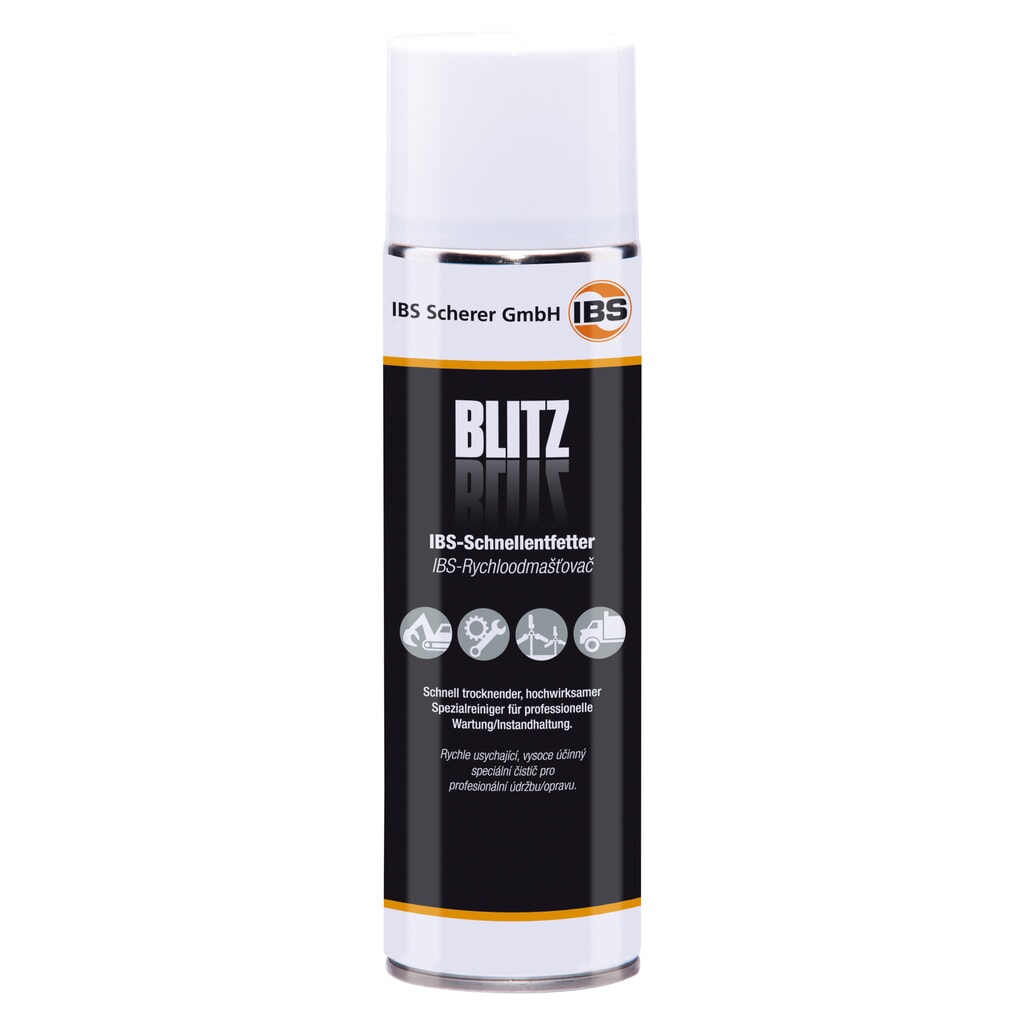 IBS Dégraisseur rapide Blitz, 12 bombes aérosol de 500 ml Illustration du produit: IBS Dégraisseur rapide Blitz, 12 bombes aérosol de 500 ml