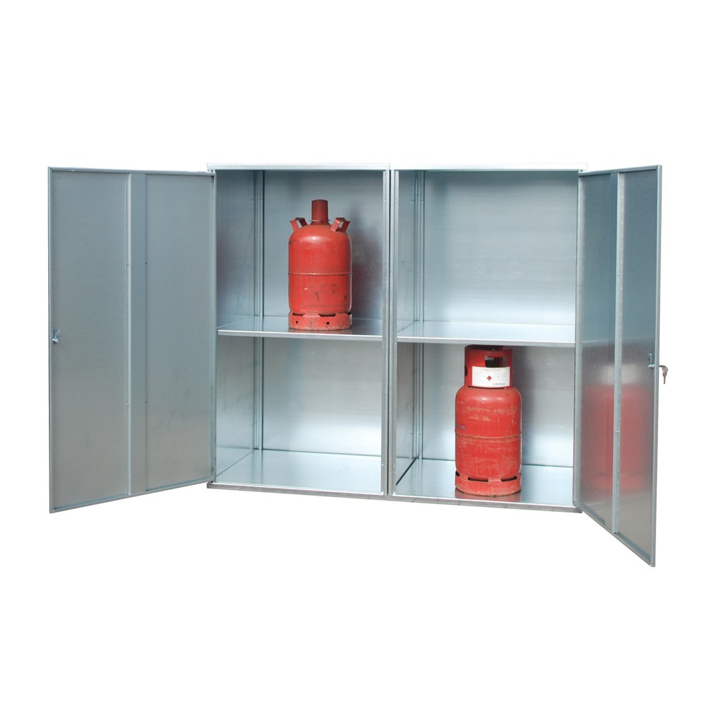 Numéro de l'image du produit 2: Dépôt de bouteilles de gaz Bauer® GFD-G 2, galvanisé