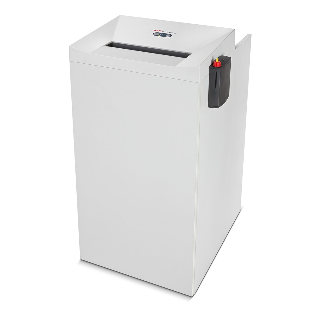 N° de l'image du produit 1 : Destructeur de documents grande capacité HSM® Pure 740 max, volume 240 l, coupe croisée en particules 4,5 x 30 mm