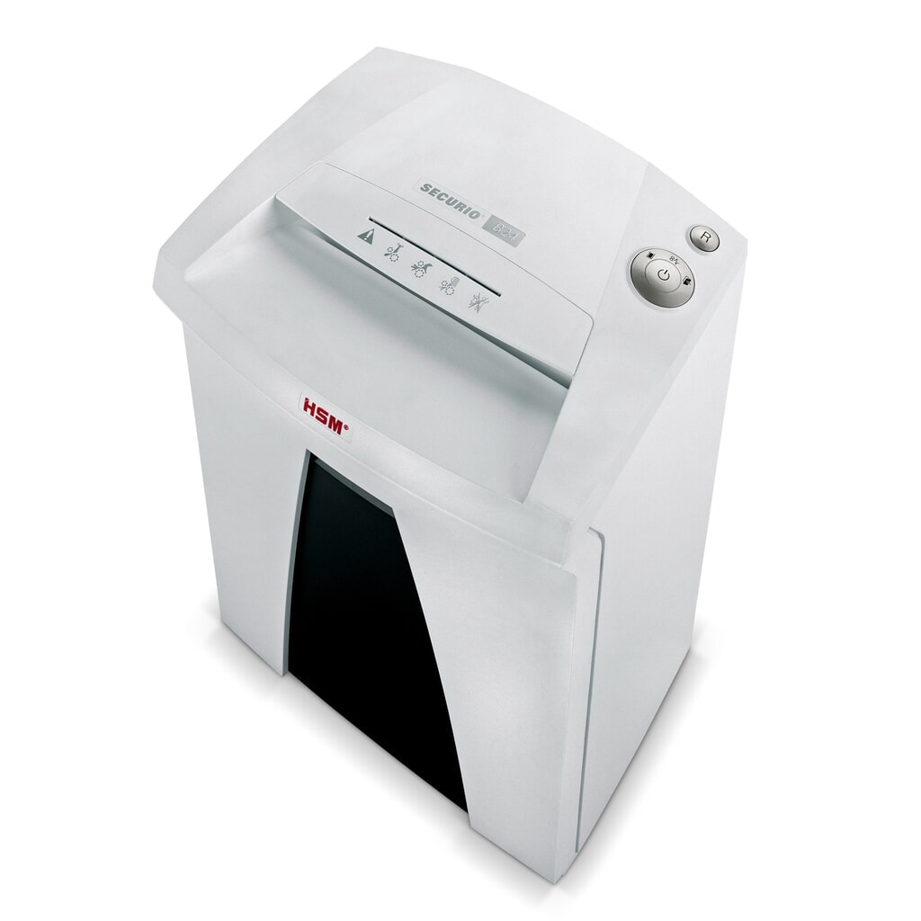 Illustration du produit: Destructeur de documents HSM SECURIO B24, coupe croisée en particules de 4,5 x 30 mm