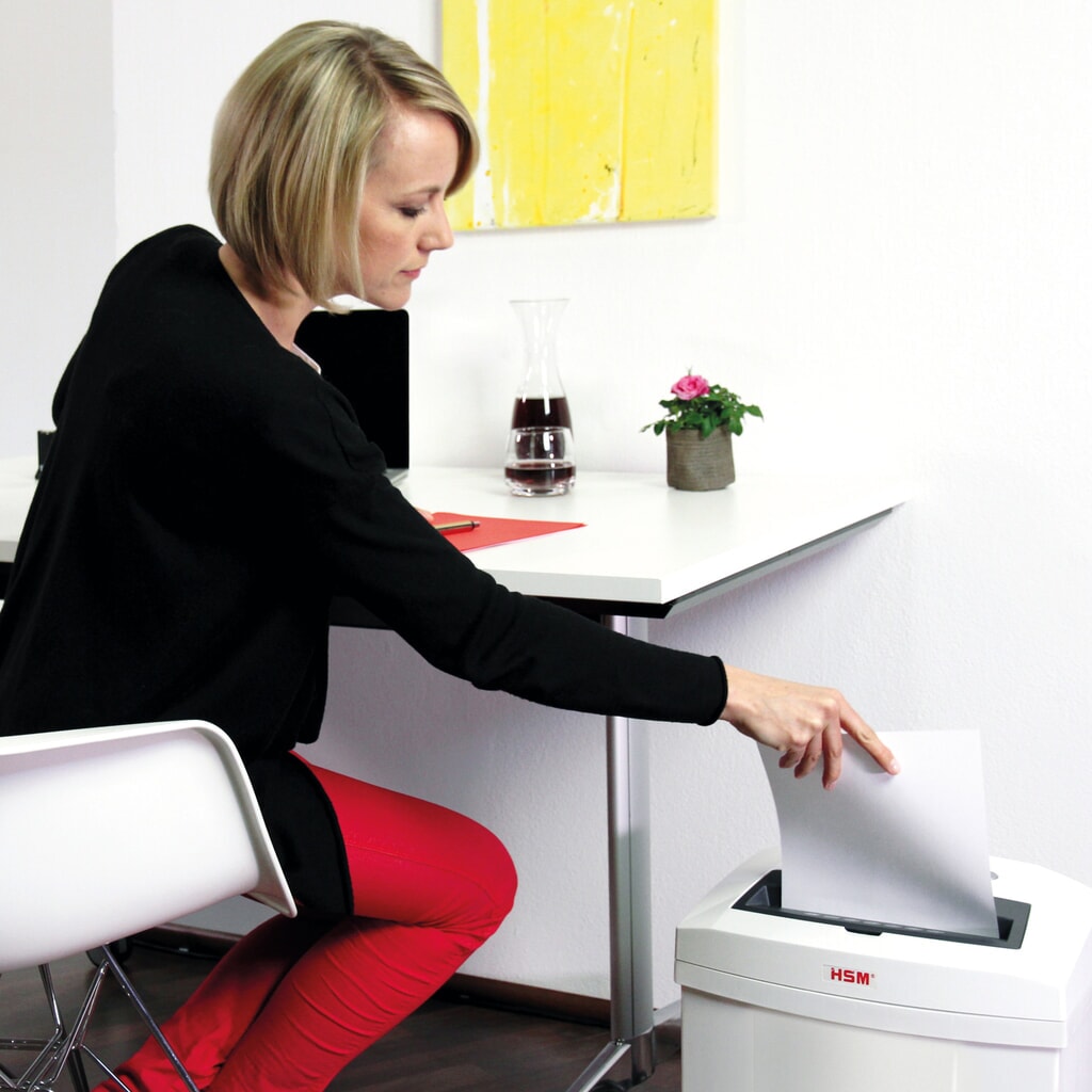 N° de l'image du produit 3 : Destructeur de documents HSM SECURIO C14, coupe en bandelettes 3,9 mm
