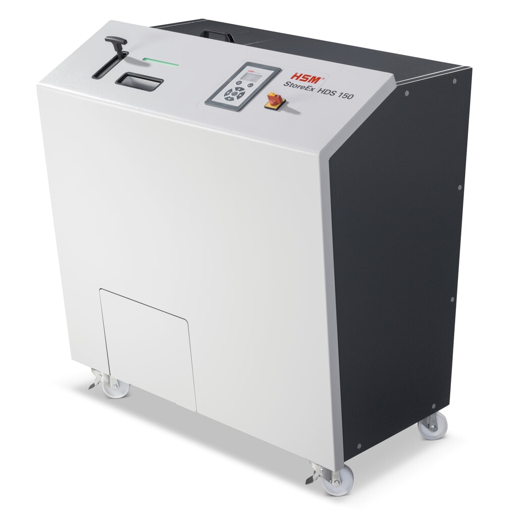 N° de l'image du produit 1 : Destructeur de supports de données numériques HSM® StoreEx HDS 150, bandelettes de 40 mm