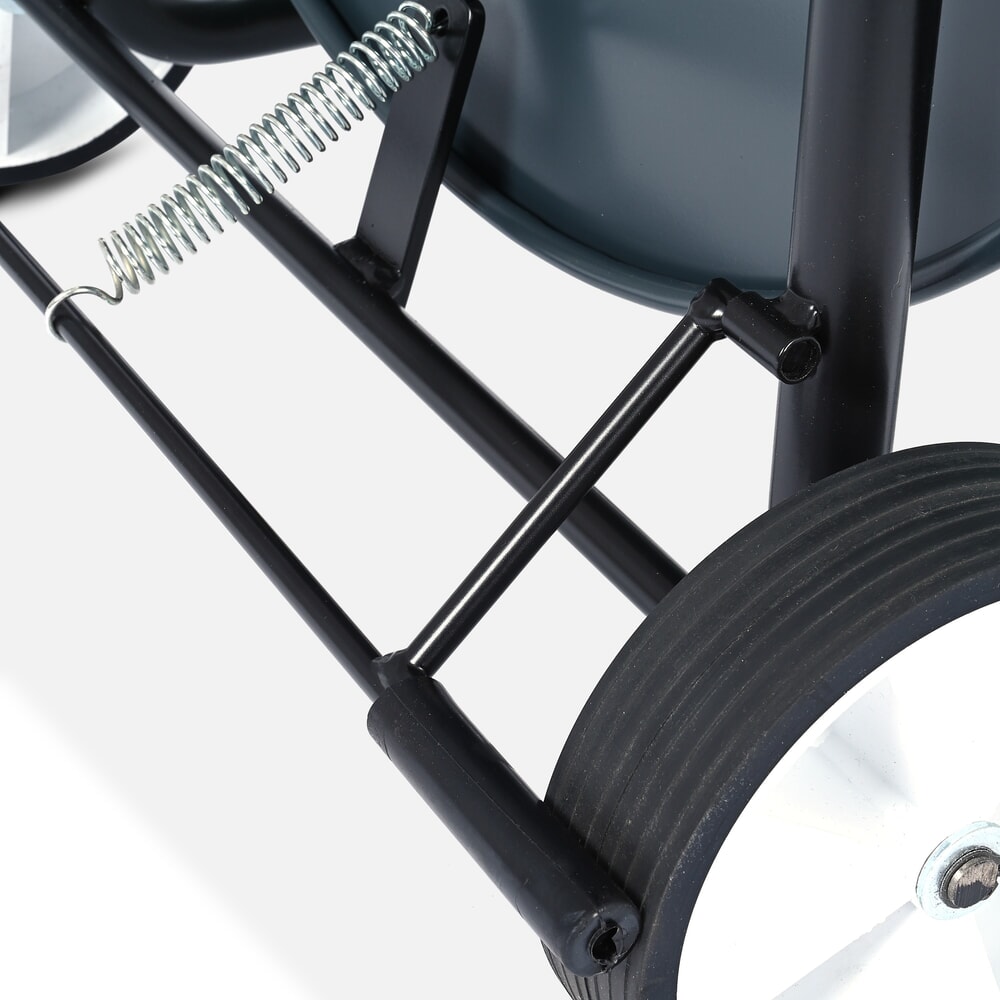 N° de l'image du produit 5 : Dévidoir HEMMDAL pour feuillard de cerclage PP/PET, système ergonomique à 4 roues, diamètre du noyau 406 mm