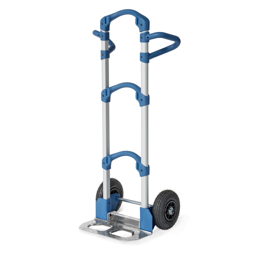 Diable en aluminium Wuppi fetra®, capacité de charge 200 kg, pelle l x P 425 x 165 mm Illustration du produit: Diable en aluminium Wuppi fetra®, capacité de charge 200 kg, pelle l x P 425 x 165 mm
