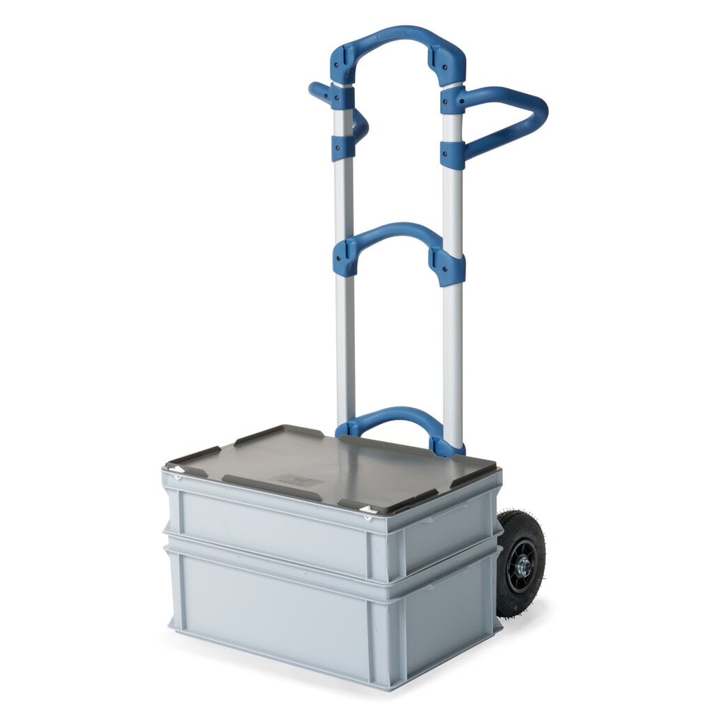 Diable en aluminium Wuppi fetra®, capacité de charge 200 kg, pelle l x P 425 x 165 mm N° de l'image du produit 4 : Diable en aluminium Wuppi fetra®, capacité de charge 200 kg, pelle l x P 425 x 165 mm