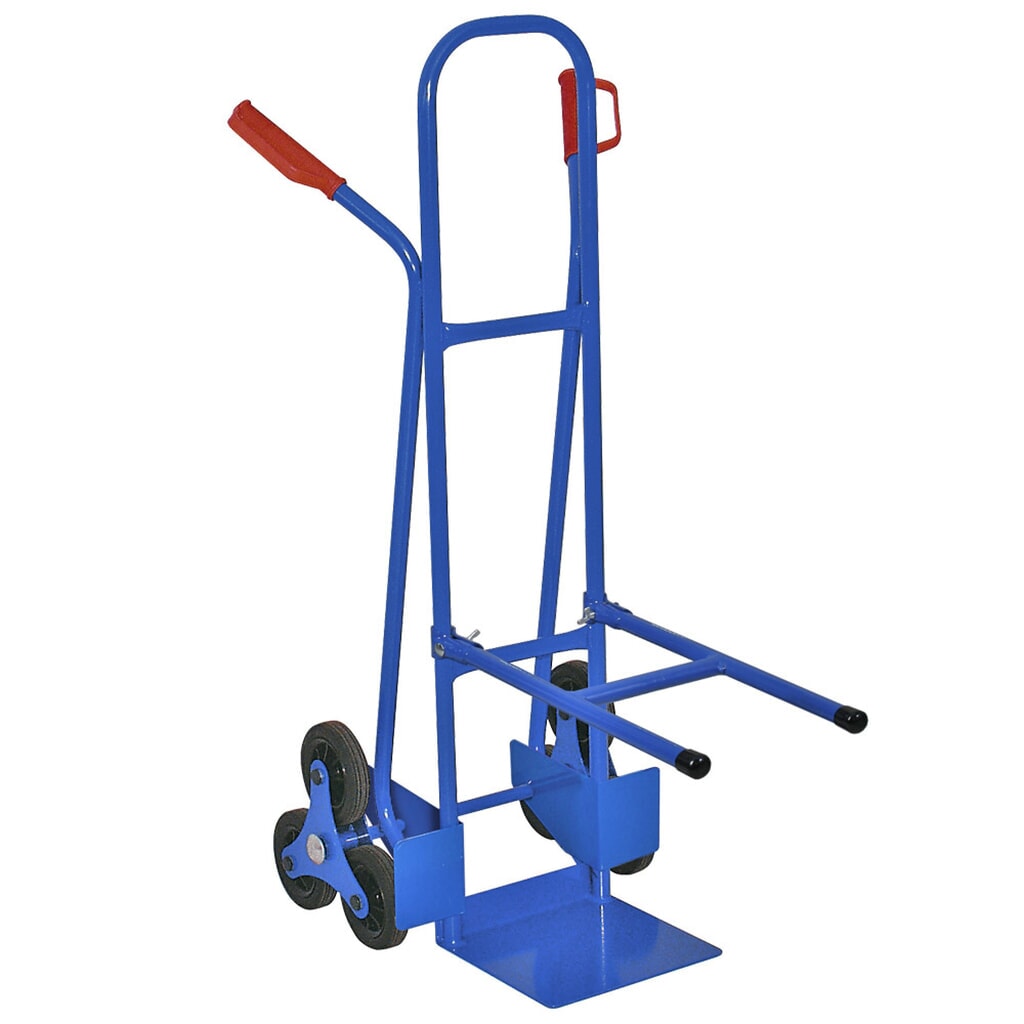 Diable pour chaises et escaliers BASIC, capacité de charge du chariot 175 kg, bras porteurs réglables en hauteur 70 kg Illustration du produit: Diable pour chaises et escaliers BASIC, capacité de charge du chariot 175 kg, bras porteurs réglables en hauteur 70 kg