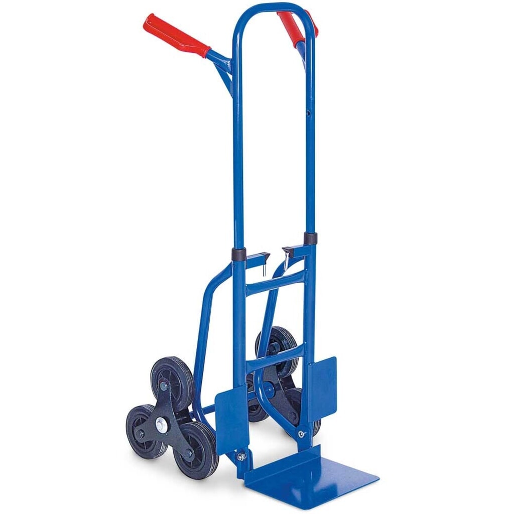 Diable pour escaliers HEMMDAL, repliable, capacité de charge 150 kg, pelle l x P 270 x 200 mm Illustration du produit: Diable pour escaliers HEMMDAL, repliable, capacité de charge 150 kg, pelle l x P 270 x 200 mm