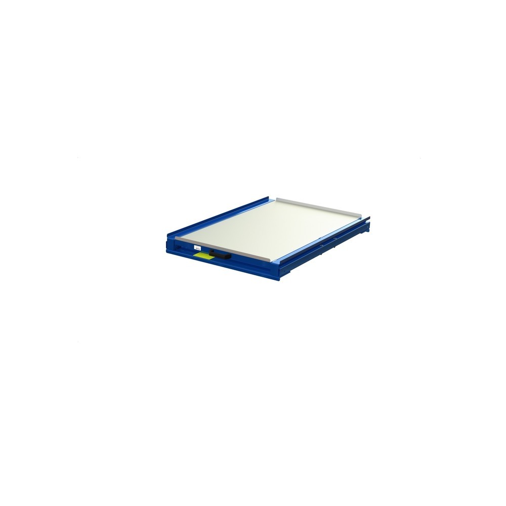 Numéro de l'image du produit 1: Dispositif d’extraction de palettes avec fond en acier, capacité de charge 200 kg, profondeur d’extraction de 100 %