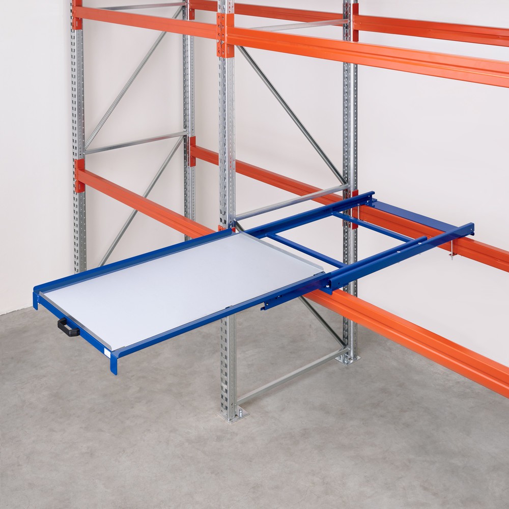 Numéro de l'image du produit 3: Dispositif d’extraction de palettes avec fond en acier, capacité de charge 200 kg, profondeur d’extraction de 100 %
