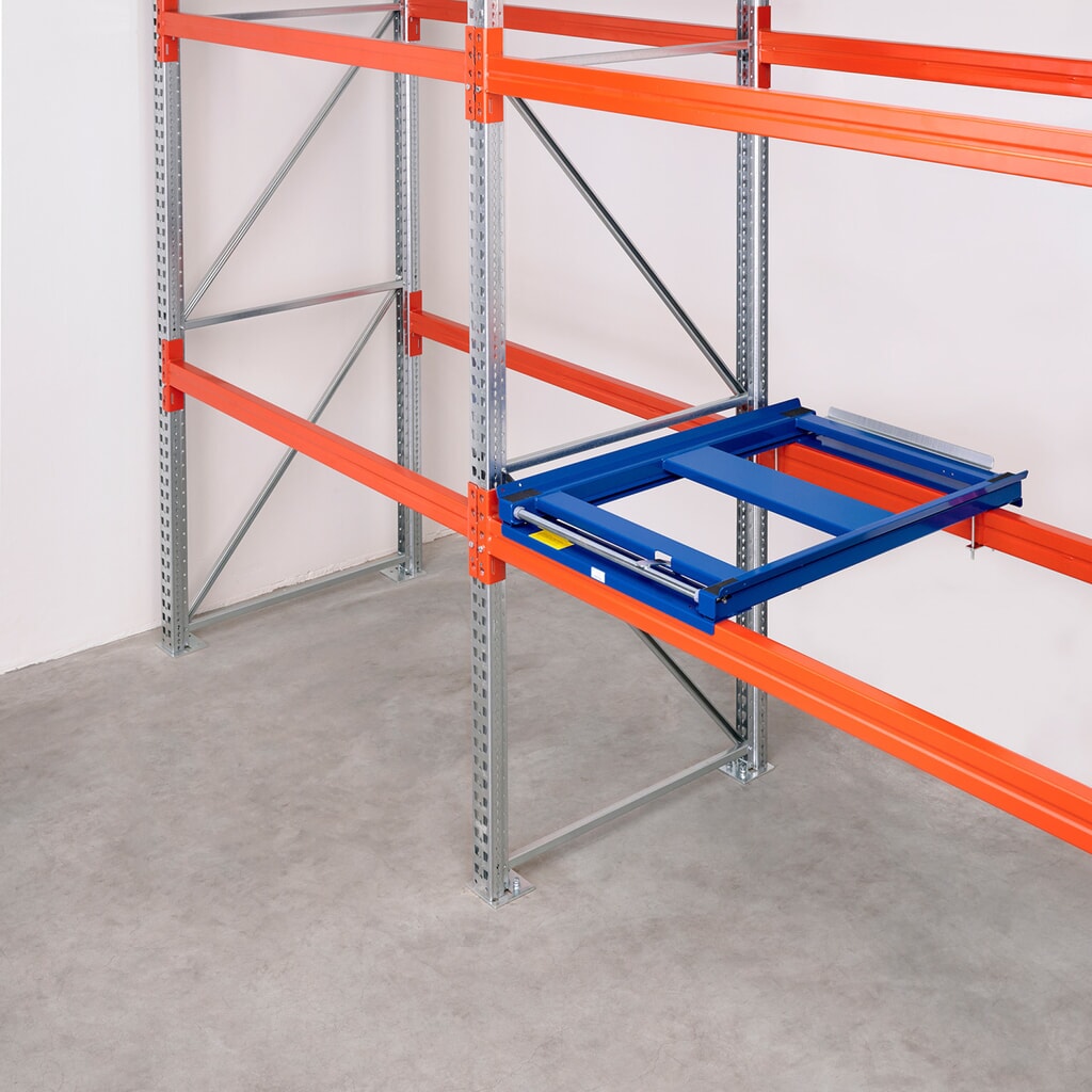 N° de l'image du produit 4 : Dispositif d’extraction de palette, modèle à poser sur tablette, lxP 860 x 1 200 mm, capacité de charge 600 kg