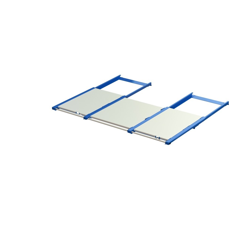 Numéro de l'image du produit 1: Dispositif d’extraction de palettes XL, capacité de charge 1 200 kg, profondeur d’extraction de 70 %, l x P 2 600 x 1 200 mm, avec fond en acier