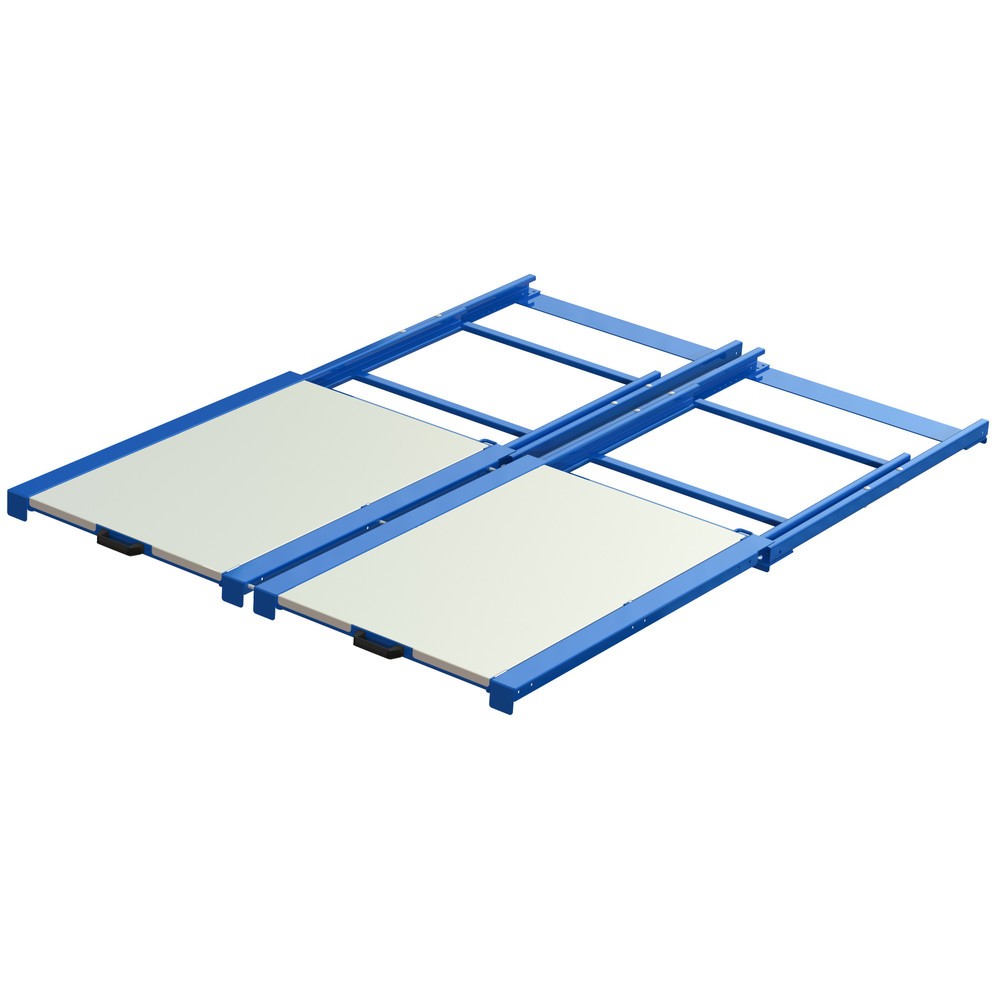 Numéro de l'image du produit 2: Dispositif d’extraction de palettes XL, capacité de charge 400 kg, profondeur d’extraction de 100 %, l x P 1 700 x 1 200 mm, avec fond en acier