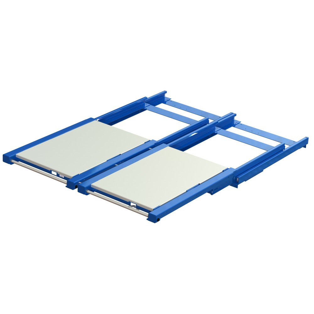 Numéro de l'image du produit 2: Dispositif d’extraction de palettes XL, capacité de charge 1 600 kg, profondeur d’extraction de 100 %, l x P 1 700 x 1 200 mm, avec fond en acier