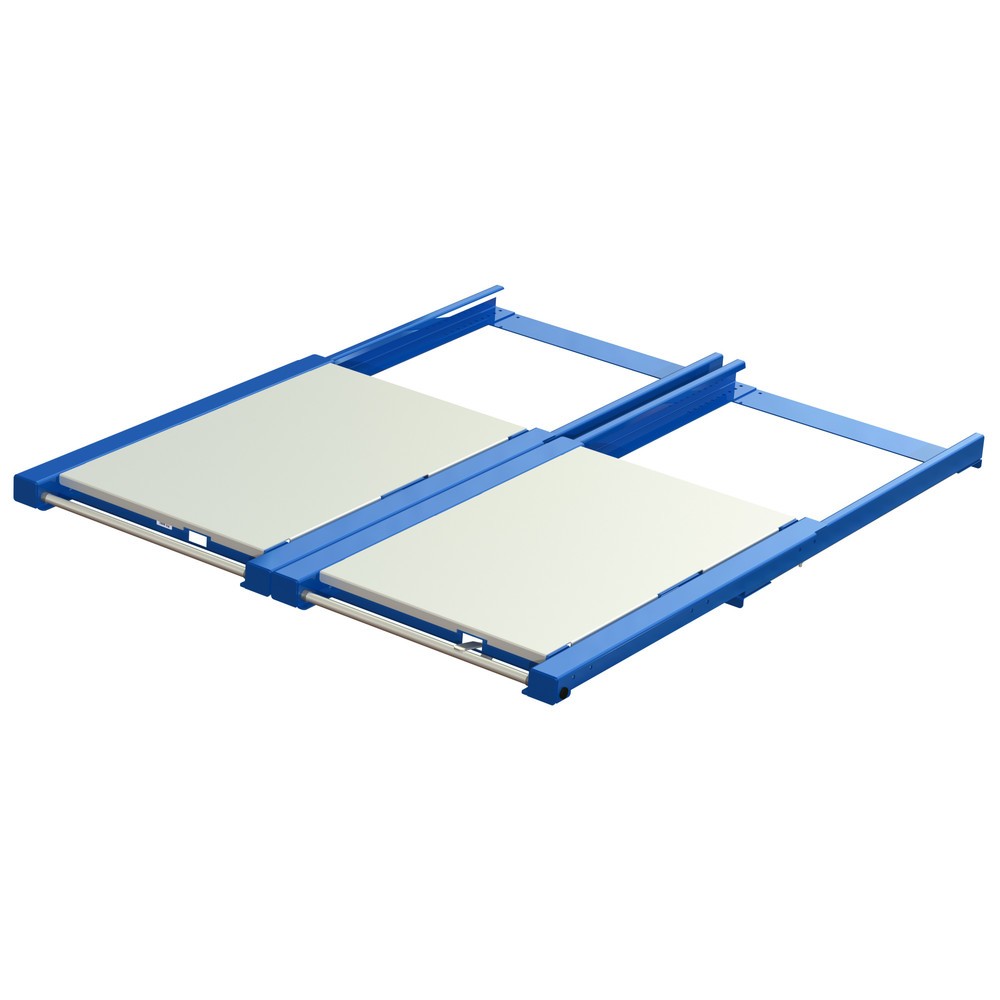 Numéro de l'image du produit 2: Dispositif d’extraction de palettes XL, capacité de charge 1 600 kg, profondeur d’extraction de 70 %, l x P 1 700 x 1 200 mm, avec fond en acier