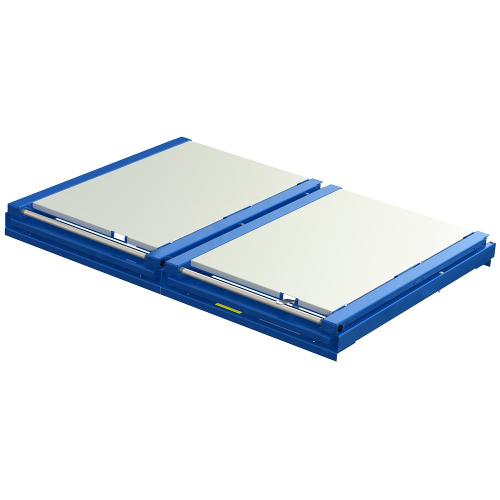 Illustration du produit: Dispositif d’extraction de palettes XL, capacité de charge 1 200 kg, profondeur d’extraction de 100 %, l x P 1 700 x 1 200 mm, fond en acier inclus