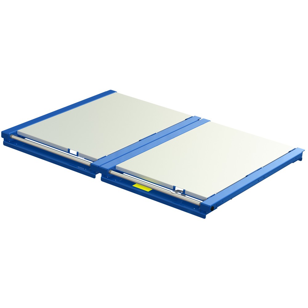 Numéro de l'image du produit 1: Dispositif d’extraction de palettes XL, capacité de charge 1 200 kg, profondeur d’extraction de 70 %, l x P 1 700 x 1 200 mm, avec fond en acier