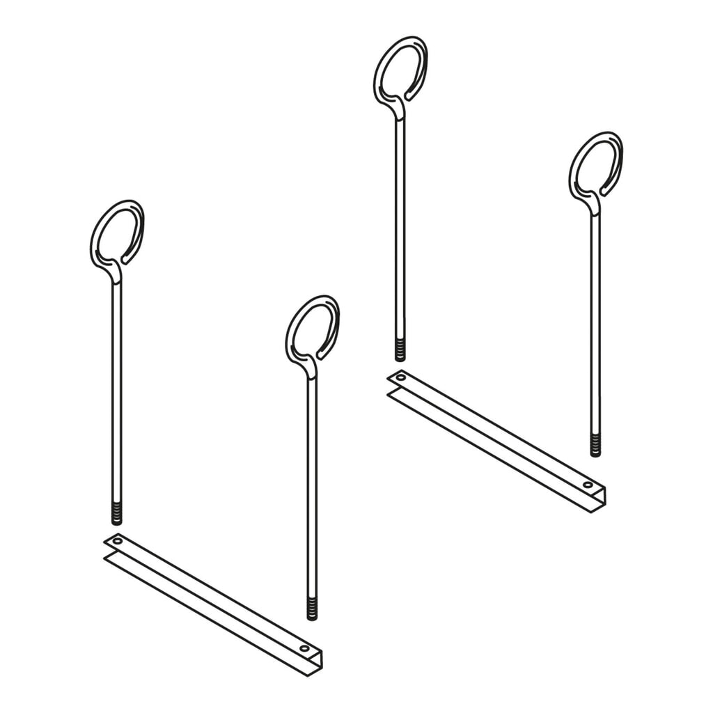 Illustration du produit: Dispositif de chargement par grue, pour transport jusqu'à 1 150 kg de poids total, pour IC 1100 avec plancher en bois