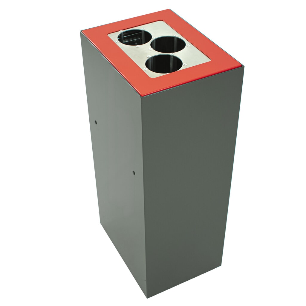 Dispositif modulaire de tri des déchets, 60 litres, gris foncé N° de l'image du produit 4 : Dispositif modulaire de tri des déchets, 60 litres, gris foncé