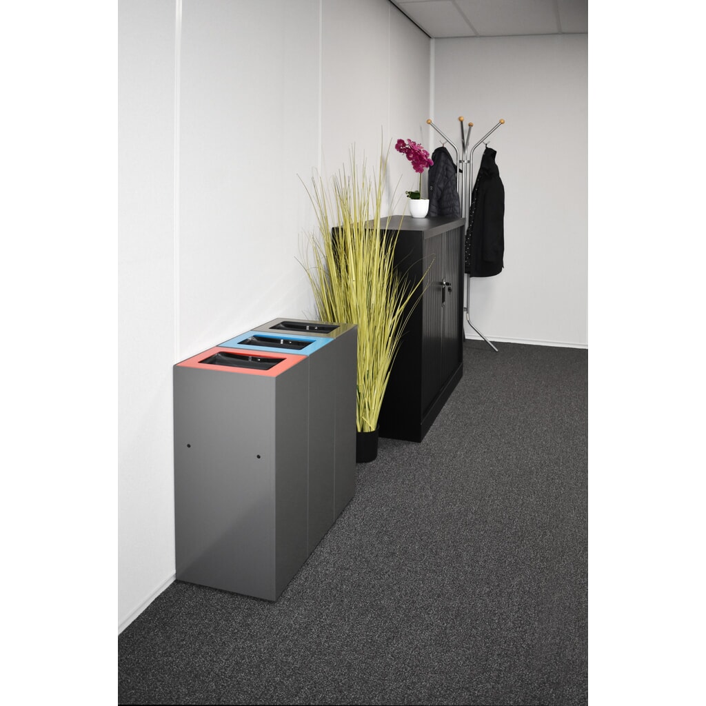 Dispositif modulaire de tri des déchets, 60 litres, gris foncé N° de l'image du produit 7 : Dispositif modulaire de tri des déchets, 60 litres, gris foncé