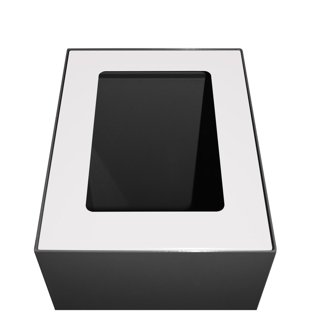 Dispositif modulaire de tri des déchets, 60 litres, blanc Illustration du produit: Dispositif modulaire de tri des déchets, 60 litres, blanc