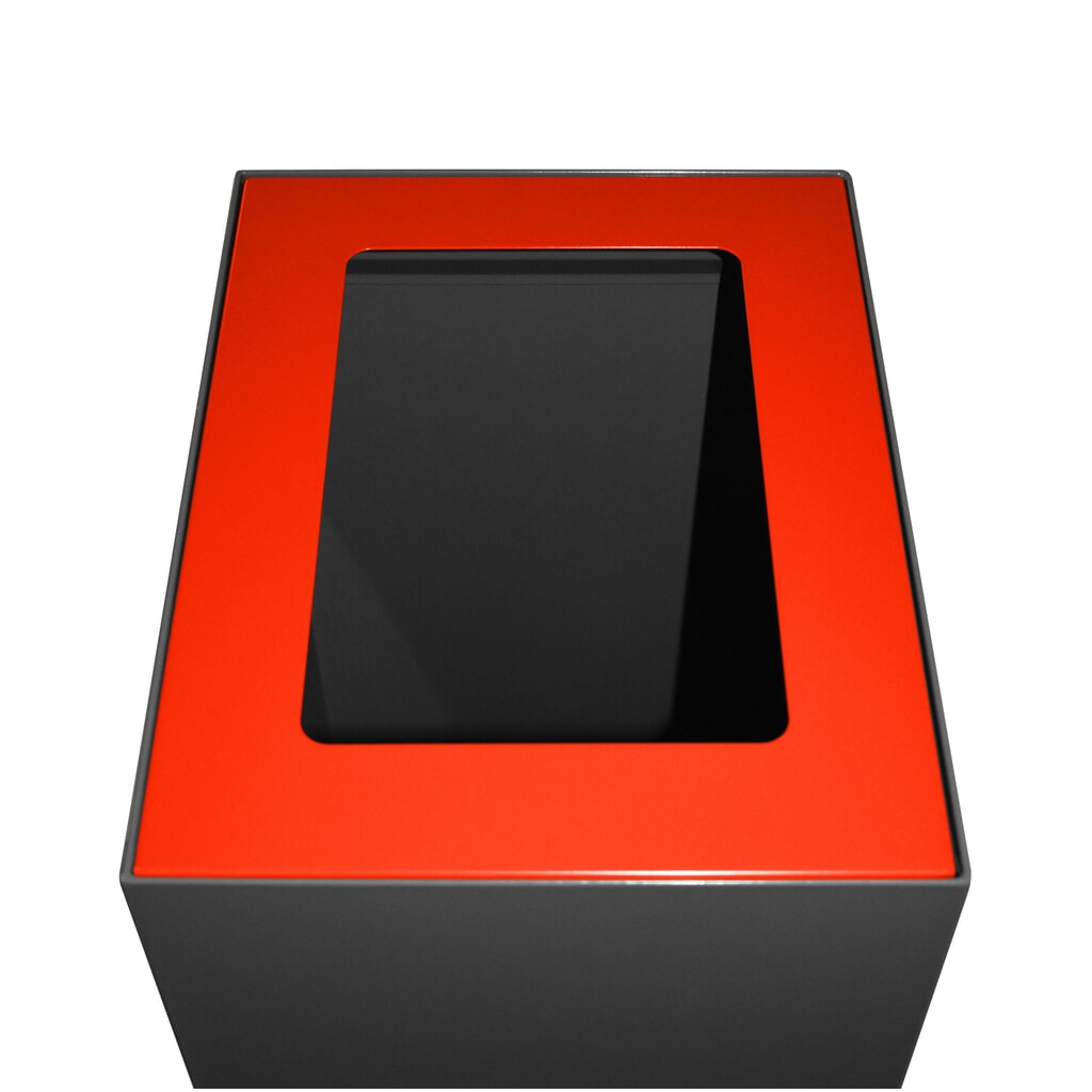 Illustration du produit: Couvercle pour dispositif modulaire de tri des déchets, 60 litres, rouge