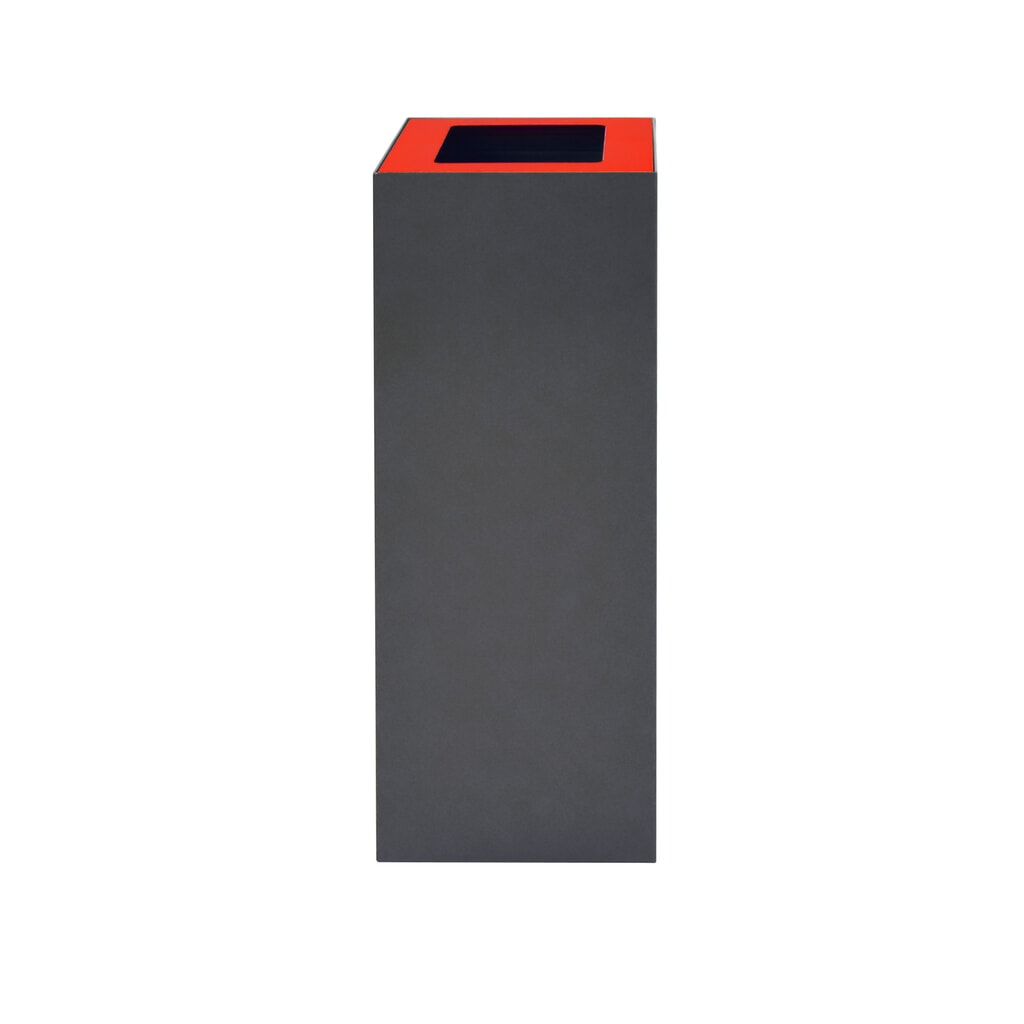 Couvercle pour dispositif modulaire de tri des déchets, 60 litres, rouge N° de l'image du produit 2 : Couvercle pour dispositif modulaire de tri des déchets, 60 litres, rouge