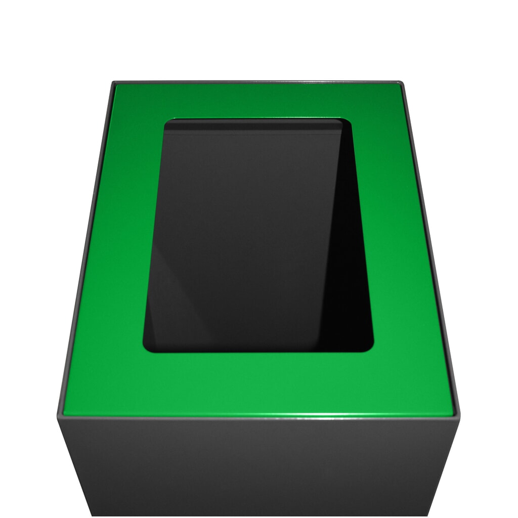 Couvercle pour dispositif modulaire de tri des déchets, 60 litres, vert Illustration du produit: Couvercle pour dispositif modulaire de tri des déchets, 60 litres, vert