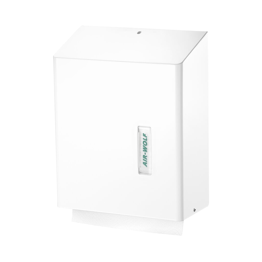 Illustration du produit: Distributeur d’essuie-mains en papier Air-Wolf pour env. 500 essuie-mains en papier série Omega, blanc