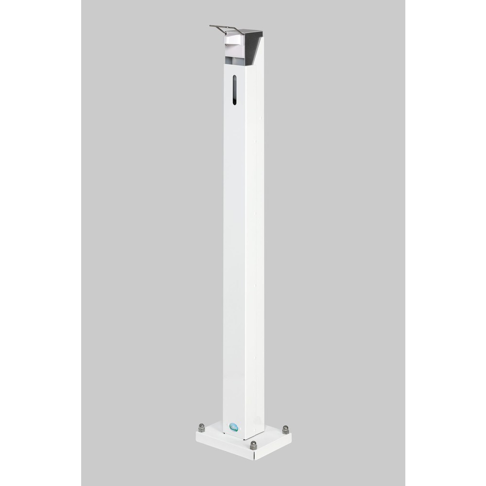 Numéro de l'image du produit 1: Distributeur de désinfectant pour les mains VAR® HDS 105, montage au sol, avec distributeur, blanc