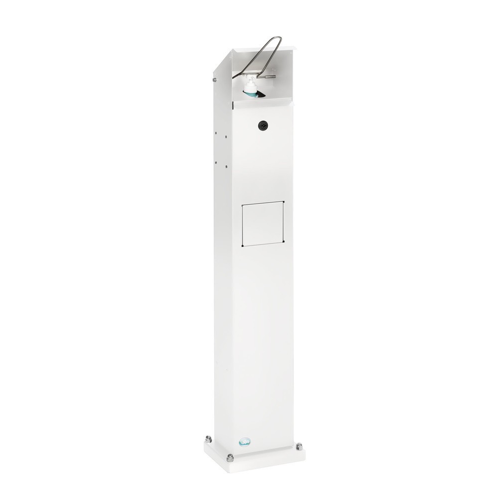 Numéro de l'image du produit 1: Distributeur de désinfectant pour les mains VAR® HDS 115, montage au sol, blanc