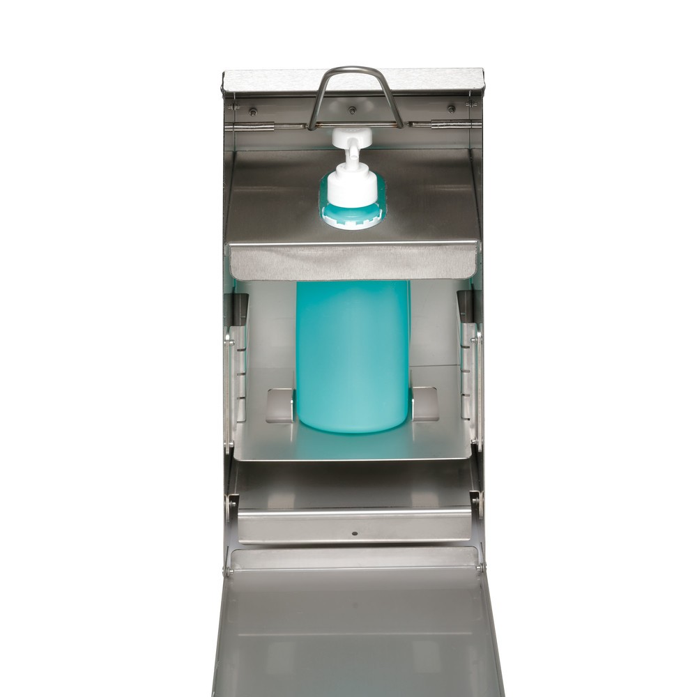 Numéro de l'image du produit 2: Distributeur de désinfectant pour les mains VAR® HDS 41, montage mural, acier inoxydable
