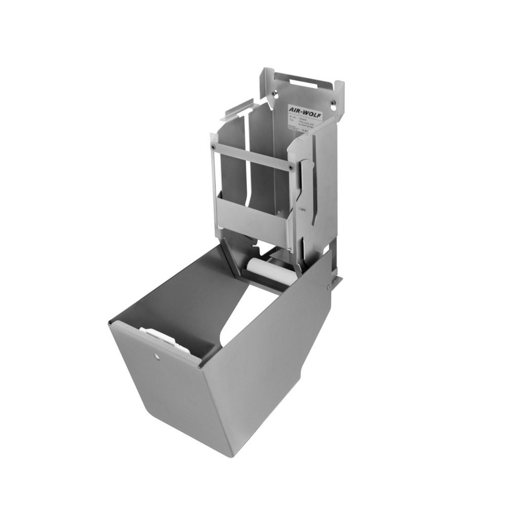 Numéro de l'image du produit 4: Distributeur de papier toilette Air-Wolf pour 2 rouleaux de papier en acier inoxydable brossé