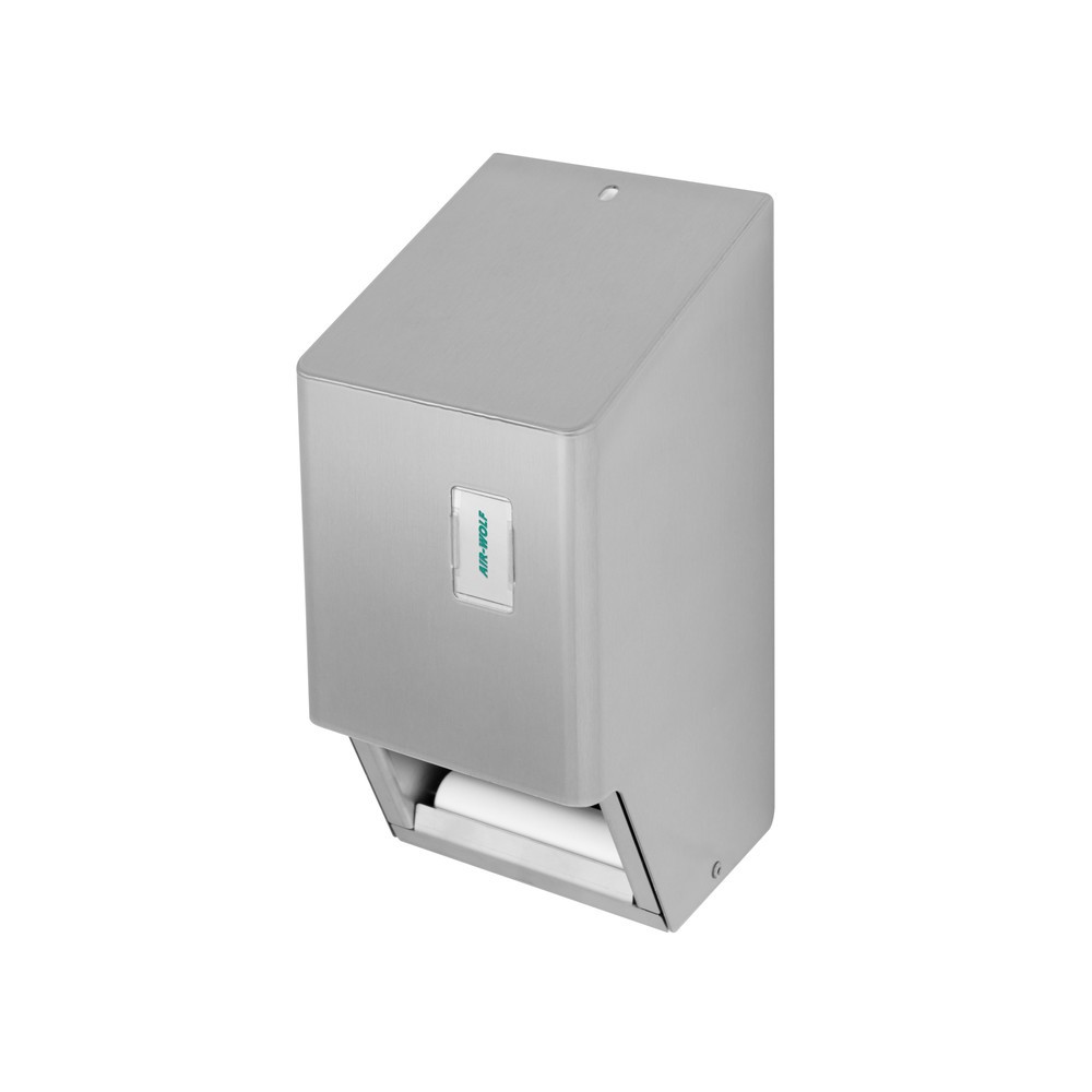 Numéro de l'image du produit 6: Distributeur de papier toilette Air-Wolf pour 2 rouleaux de papier en acier inoxydable brossé
