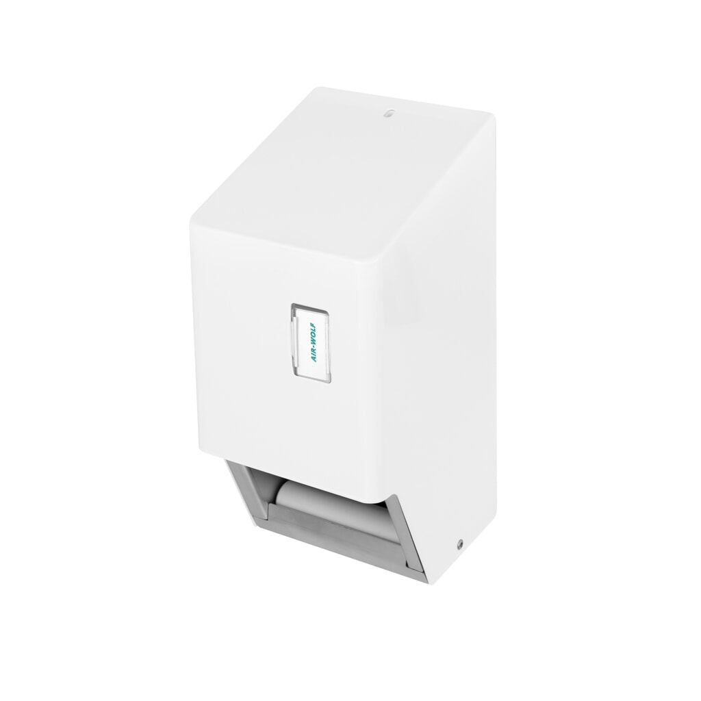 Distributeur de papier toilette Air-Wolf pour 2 rouleaux de papier, blanc N° de l'image du produit 2 : Distributeur de papier toilette Air-Wolf pour 2 rouleaux de papier, blanc
