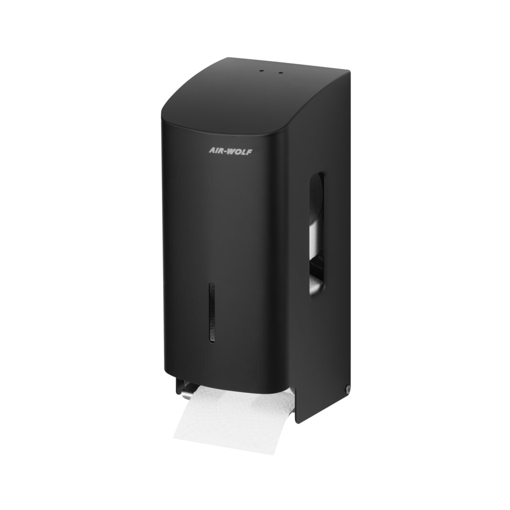 Distributeur de papier toilette Air-Wolf pour 2 rouleaux de papier toilette