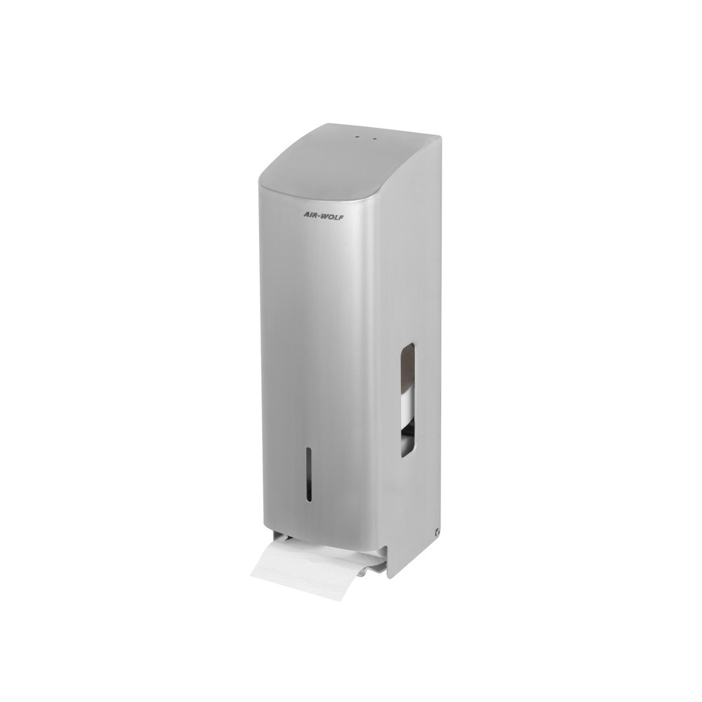 Numéro de l'image du produit 3: Distributeur de papier toilette Air-Wolf pour 3 rouleaux de papier toilette, acier inoxydable brossé