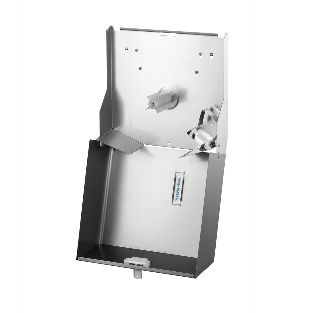 Numéro de l'image du produit 4: Distributeur de papier toilette Duplex Air-Wolf en acier inoxydable brossé