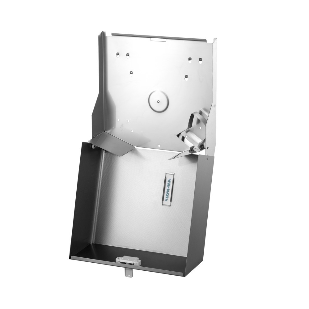 Numéro de l'image du produit 6: Distributeur de papier toilette Duplex Air-Wolf en acier inoxydable brossé