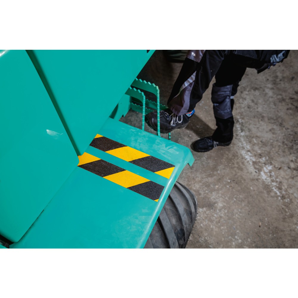 N° de l'image du produit 7 : DURABLE Bande antidérapante DURALINE® GRIP+, largeur 25 mm, jaune/noir, 5 pcs/UV