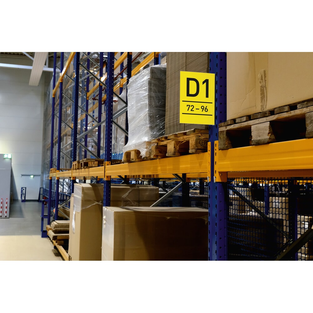 N° de l'image du produit 2 : DURABLE Signalisation pour rayonnages, panneau de circulation magnétique, A4 vertical