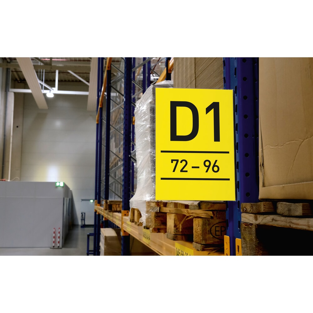 N° de l'image du produit 4 : DURABLE Signalisation pour rayonnages, panneau de circulation magnétique, A4 vertical