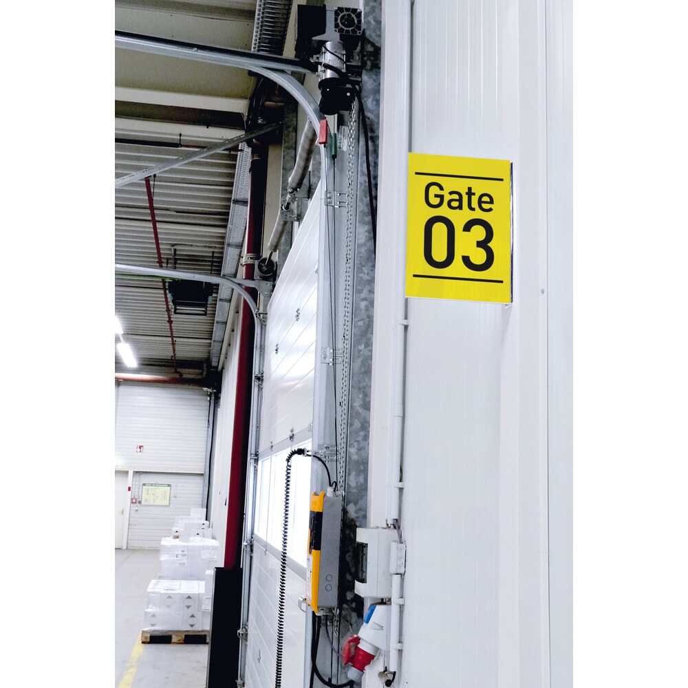 N° de l'image du produit 5 : DURABLE Signalisation pour rayonnages, panneau de circulation magnétique, A4 vertical