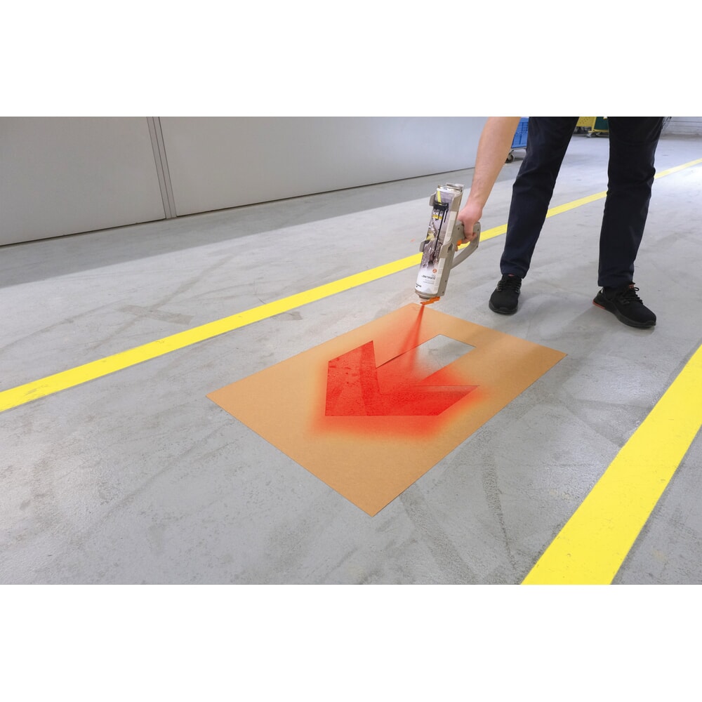 N° de l'image du produit 5 : DURABLE pistolet de marquage au sol DURALINE® EasyMover, pour marquage au pochoir