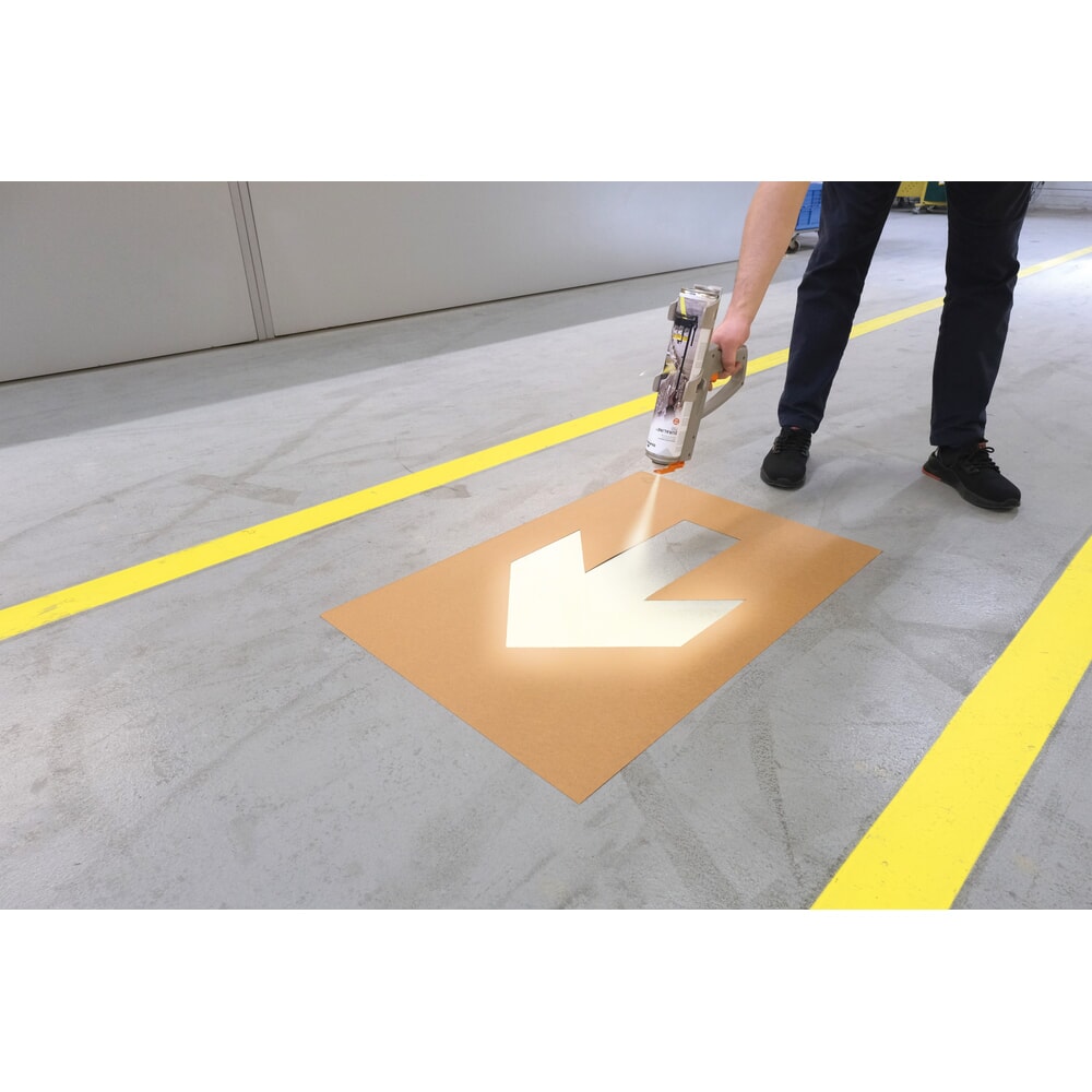 N° de l'image du produit 6 : DURABLE pistolet de marquage au sol DURALINE® EasyMover, pour marquage au pochoir