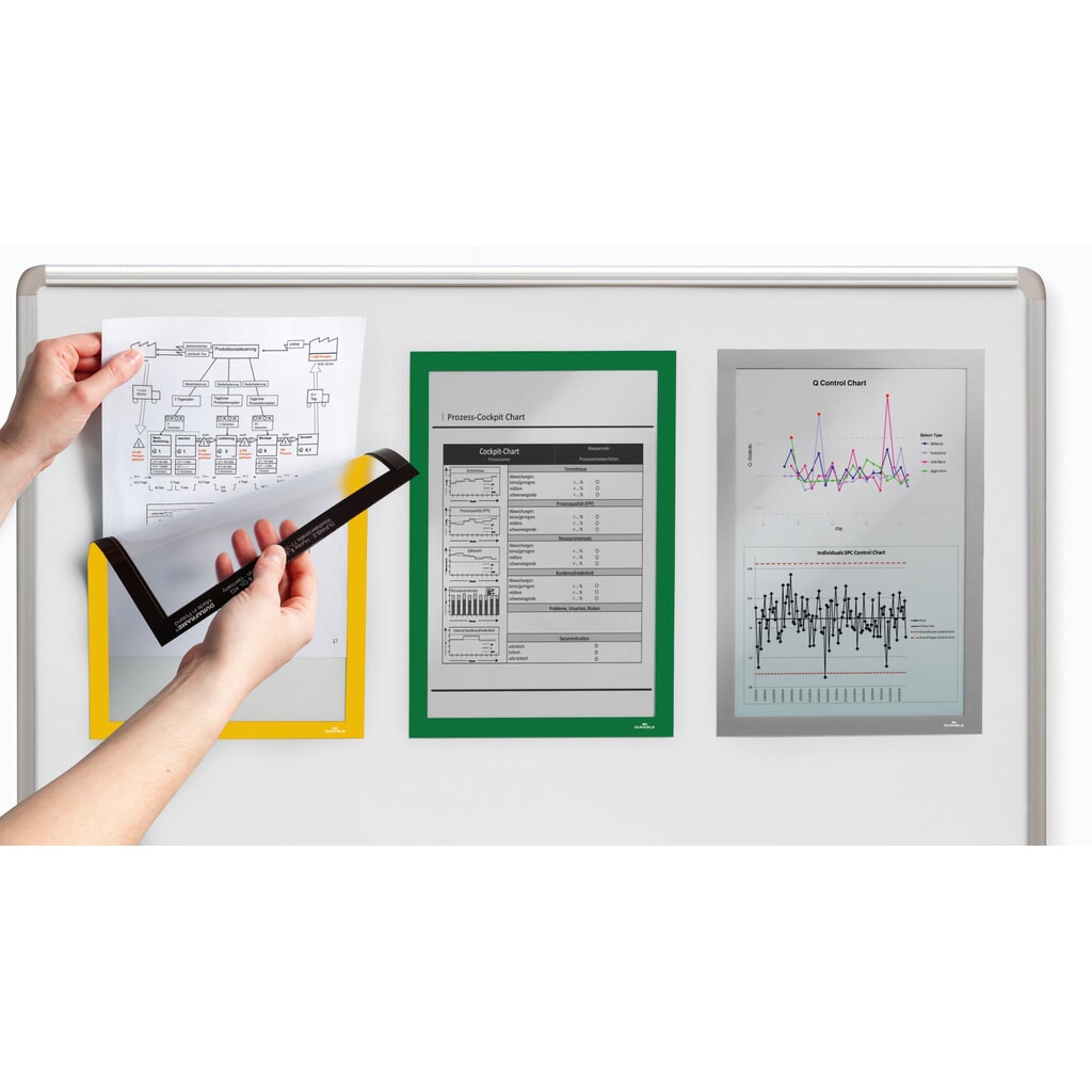 DURABLE Cadre d'affichage DURAFRAME® MAGNETIC, A4, 10 pcs/UV N° de l'image du produit 4 : DURABLE Cadre d'affichage DURAFRAME® MAGNETIC, A4, 10 pcs/UV