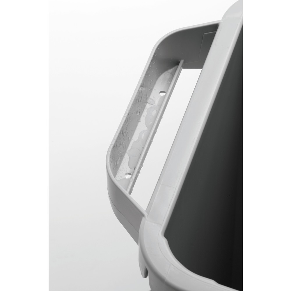 Numéro de l'image du produit 2: DURABLE Conteneur à déchets DURABIN® 60L avec couvercle + cadre d’affichage DURAFRAME®, noir