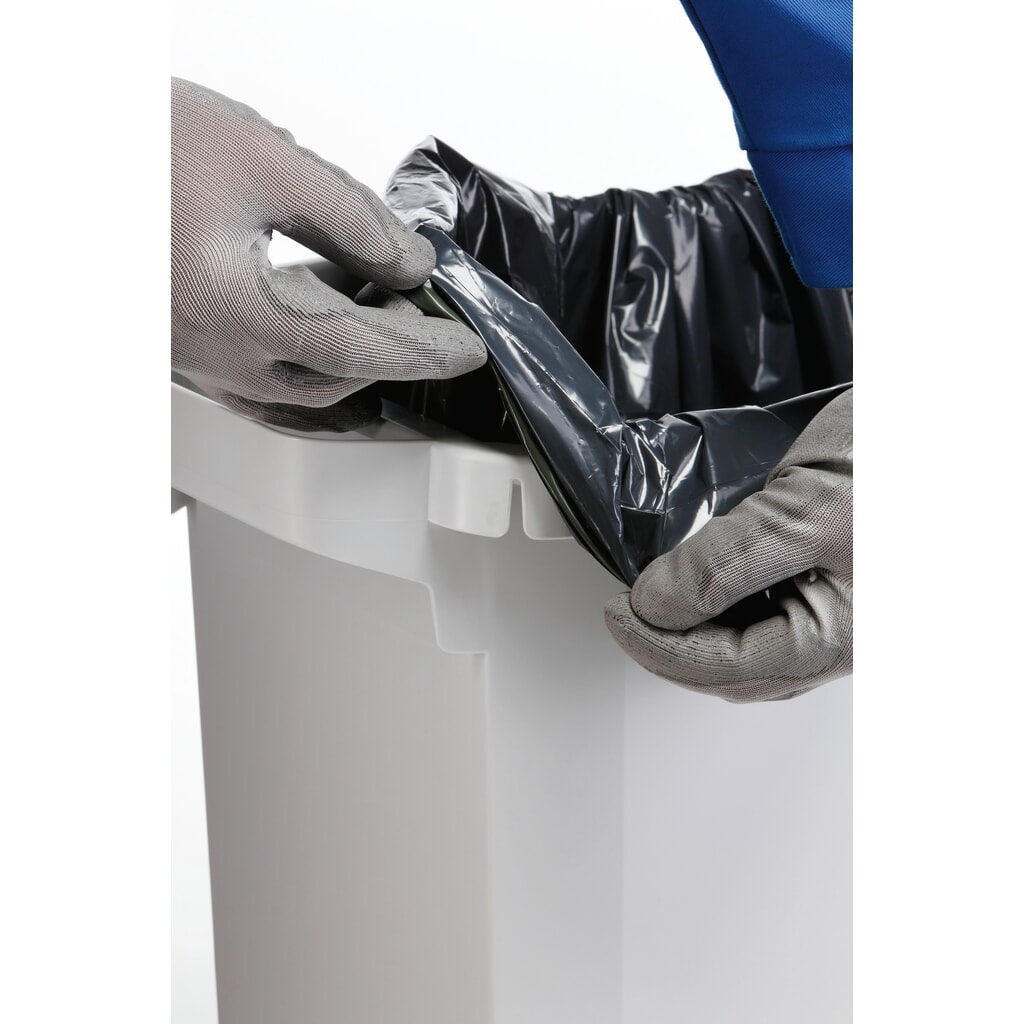DURABLE Conteneur à déchets DURABIN® 60L avec couvercle + cadre d’affichage DURAFRAME®, bleu N° de l'image du produit 3 : DURABLE Conteneur à déchets DURABIN® 60L avec couvercle + cadre d’affichage DURAFRAME®, bleu